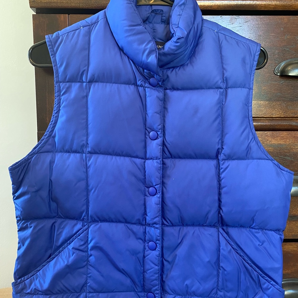 Royal Blue Down Puffervest